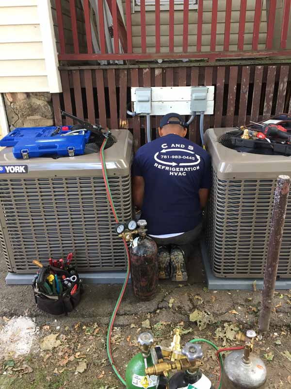 Exterior York AC units