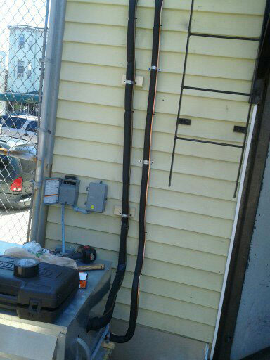 Exterior refrigeration work